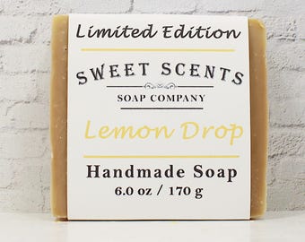 Handmade Soap - Lemon Drop - Sweet Scents Limited Edition