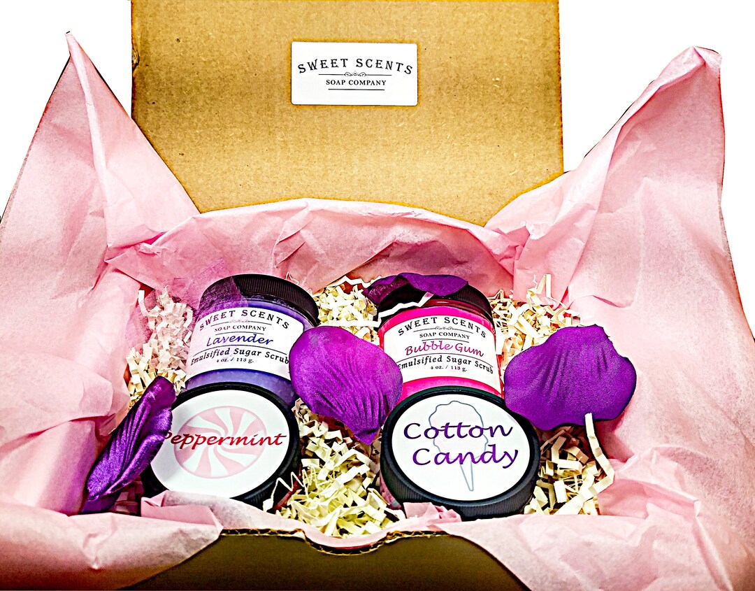 Sugar Scrub Gift Set You Pick 4 Exfoliating Scrub / Body Etsy
