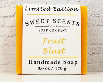 Handmade Soap - Fruit Blast - Sweet Scents Limited Edition