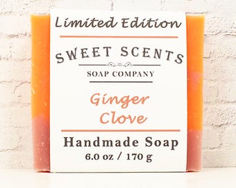 Handmade Soap - Ginger Clove - Sweet Scents Limited Edition