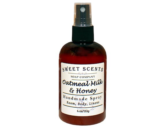 Oatmeal Milk & Honey  Body Spray - Handmade Spray / Body Spray / Room Spray / Body Mist / Fragrance Spray