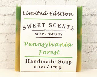 Handmade Soap - Pennsylvania Forest - Sweet Scents Limited Edition
