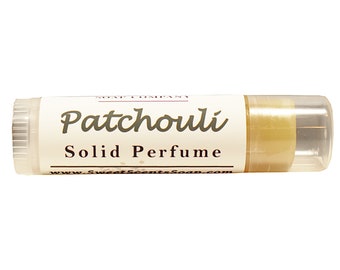 Patchouli Solid Perfume Stick: Travel Fragrance