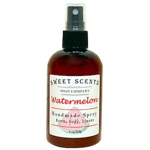 Watermelon Body Spray - Handmade Spray / Body Spray / Room Spray / Body Mist / Fragrance Spray