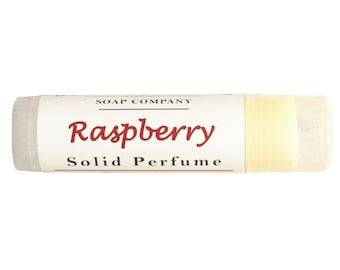 Raspberry Solid Perfume Stick: Travel Fragrance (1/2 Ounce)
