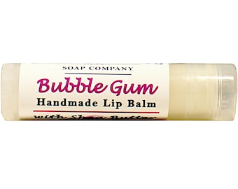 Bubble Gum Handmade Lip Balm With Shea Butter