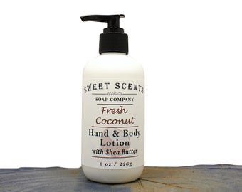 Handmade Coconut Lotion with Shea Butter