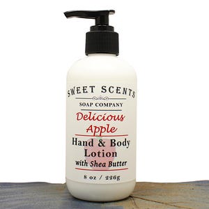 Apple Handmade Lotion - Hand Lotion / Body Lotion / Moisturizer