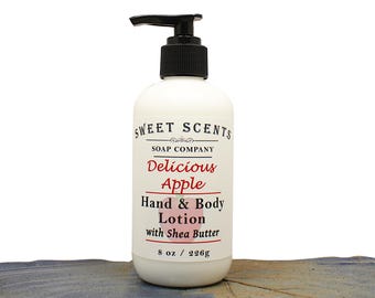 Apple Scented Handmade Lotion with Shea Butter
