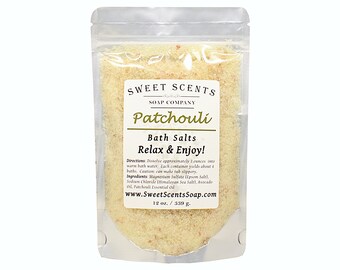 Patchouli Bath Salts - Body Soak