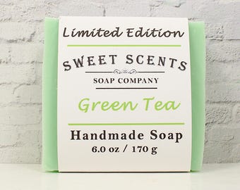 Handmade Soap - Green Tea - Sweet Scents Limited Edition