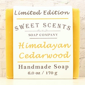 Handmade Soap - Himalayan Cedarwood- Sweet Scents Limited Edition