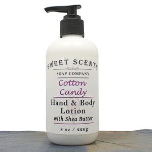 Cotton Candy Hand Lotion / Body Lotion - Moisturizer