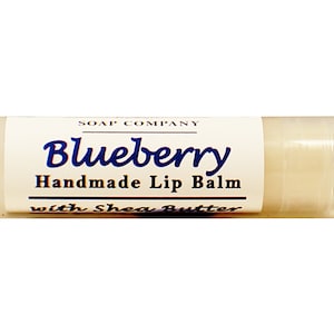 Blueberry Handmade Lip Balm With Shea Butter