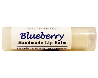 Blueberry Handmade Lip Balm With Shea Butter