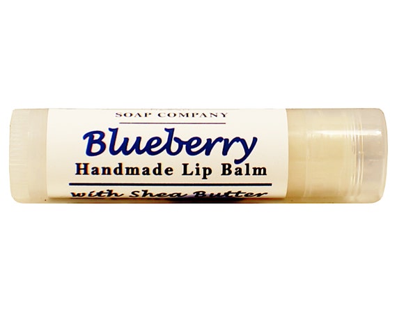 Blueberry Handmade Lip Balm With Shea Butter