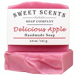 Handmade Soap - Delicious Apple Homemade Bar Soap
