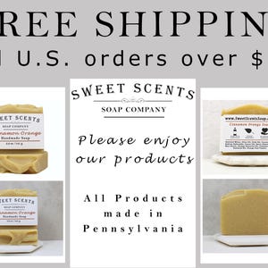 Handmade Cinnamon Orange Soap: Vegan Essential Oil Soap (5.0 oz) image 9