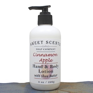 Cinnamon Apple Handmade Lotion - Hand Lotion / Body Lotion / Shea Butter Lotion
