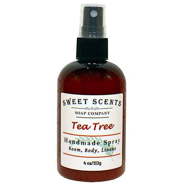 Tea Tree Body Spray - Handmade Spray / Body Spray / Room Spray / Body Mist / Essential Oil Spray