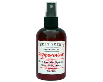 Peppermint Body Spray - Handmade Spray / Body Spray / Room Spray / Body Mist / Essential Oil Spray