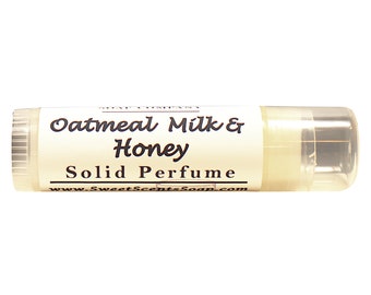 Oatmeal Milk & Honey Solid Perfume / Scent Stick / Fragrance Stick / Solid Fragrance / Perfume Stick