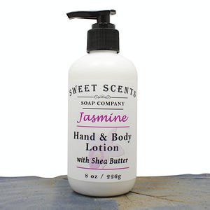 Jasmine Handmade Lotion - Hand Lotion / Body Lotion / Shea Butter Lotion