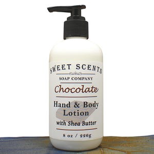 Chocolate Handmade Lotion - Hand Lotion / Body Lotion / Moisturizer