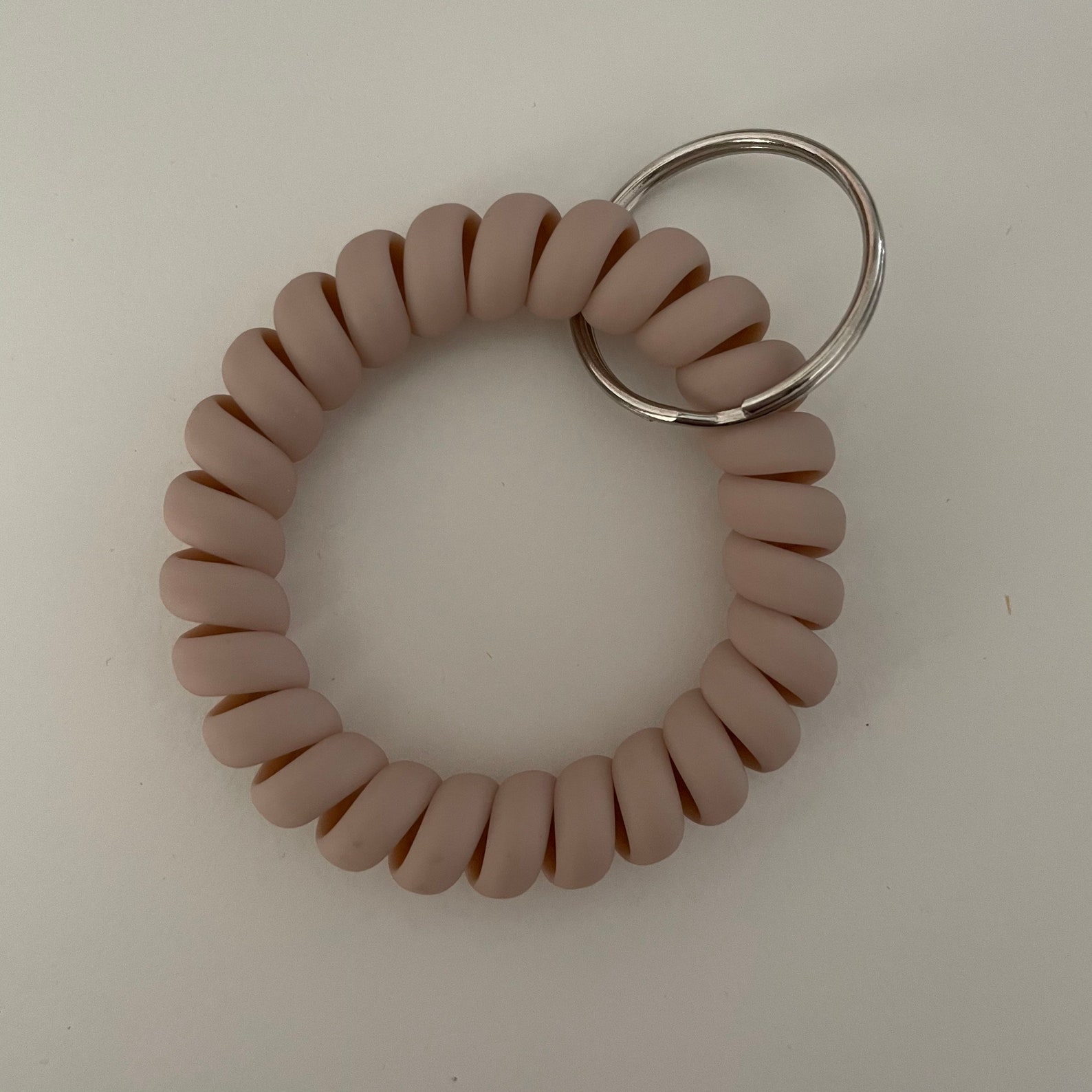 Keychain Spiral Wrist Band Etsy