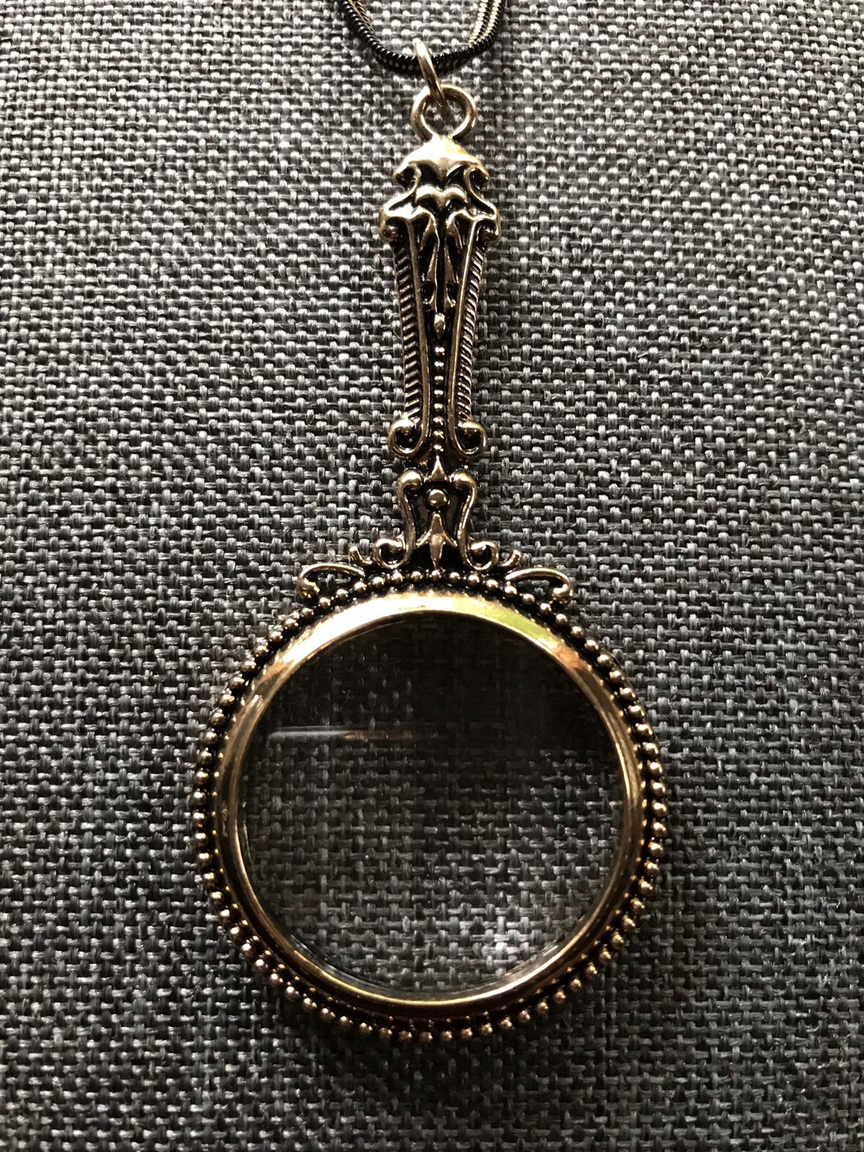 Magnifying Glass Pendant Etsy