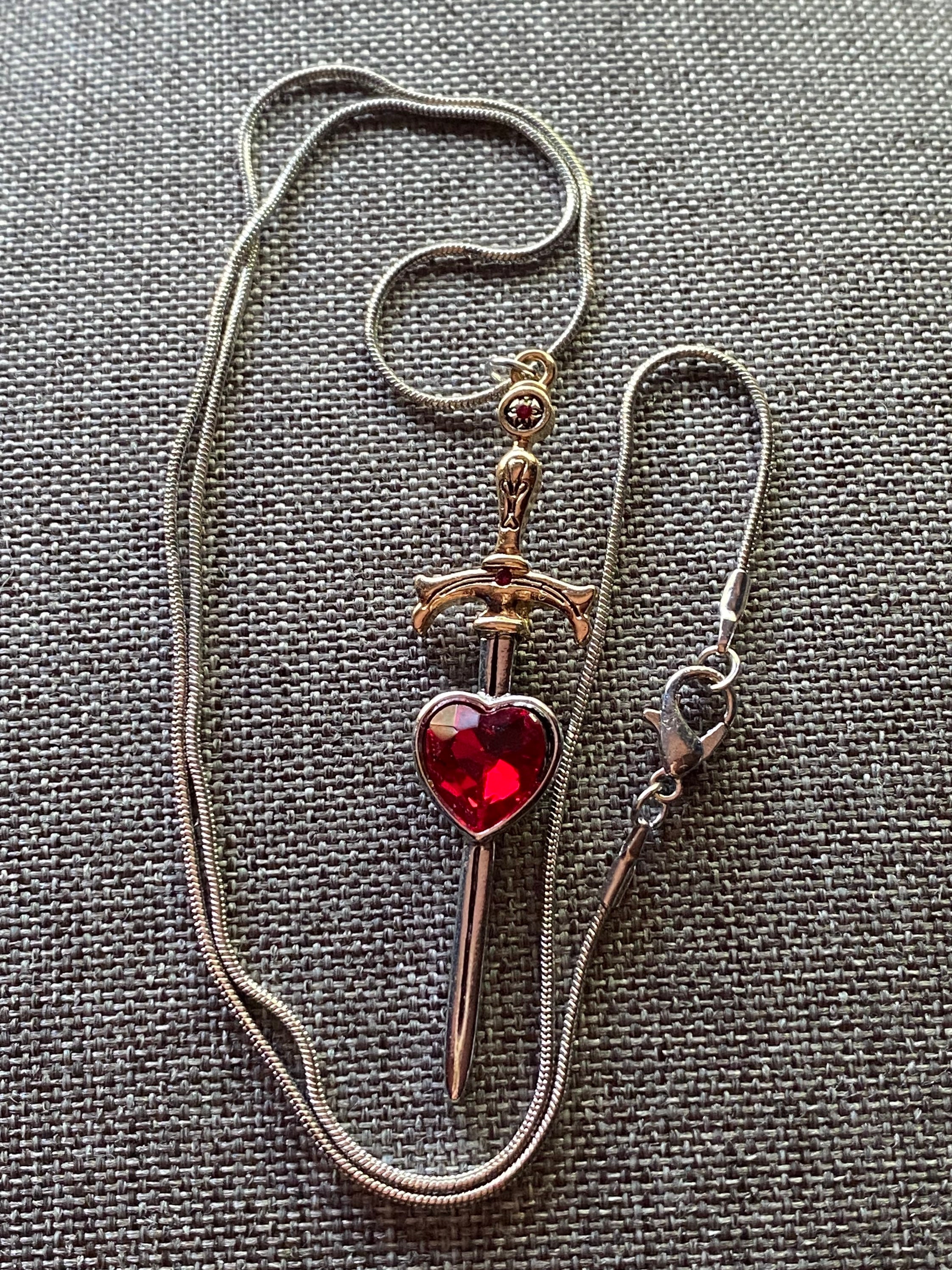 日本未発売 RAREROMANCE / SWORD HEART NECKLACE Sword Heart Necklace | RARE-ROMANCE™