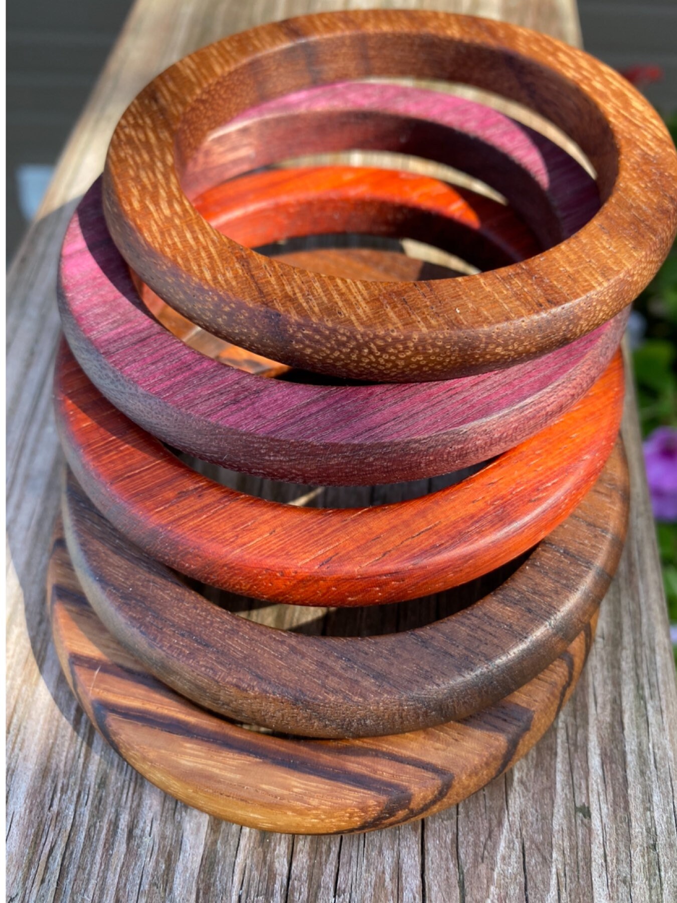 Handmade Wooden Bangle Bracelet - Etsy