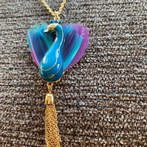 Peacock Tassel Necklace