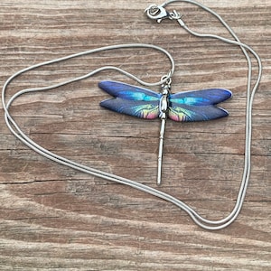 Colorful Dragonfly Necklace