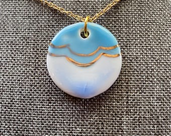 Abstract Wave Necklace