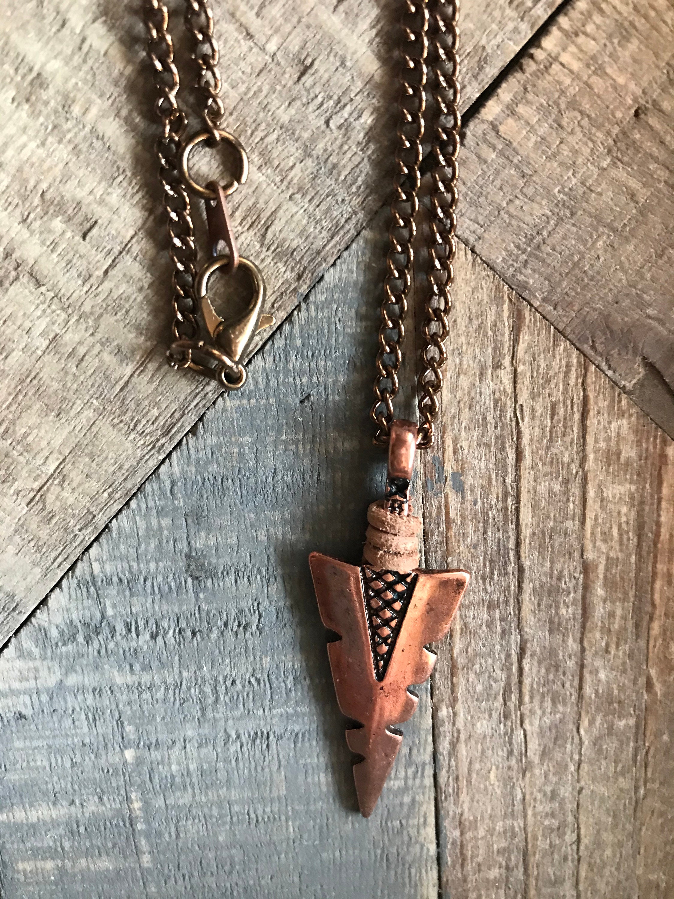 Arrowhead Necklaces Etsy