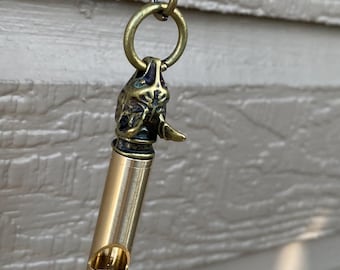 Golden Fox Whistle Necklace