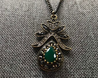 Art-Deco-Strass-Anhänger