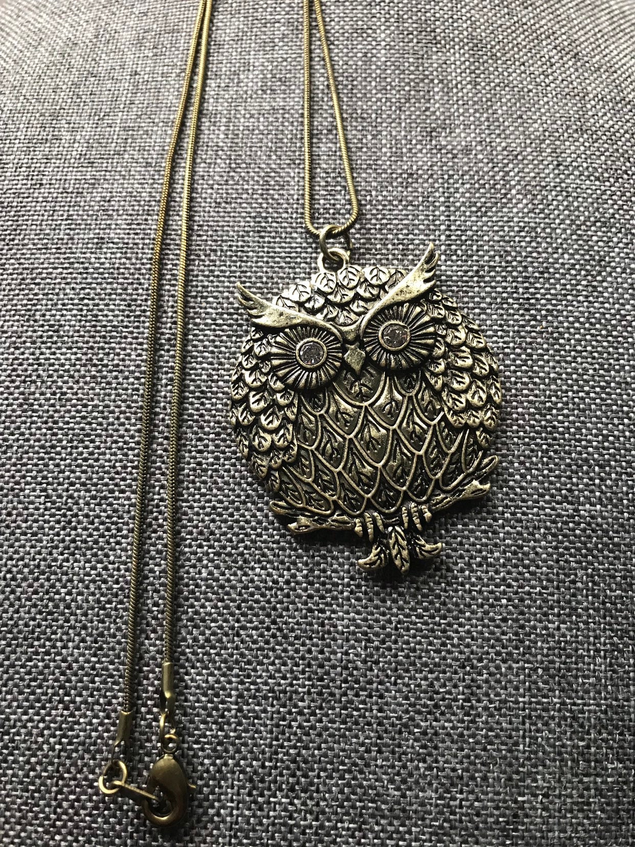 Round Owl Necklace