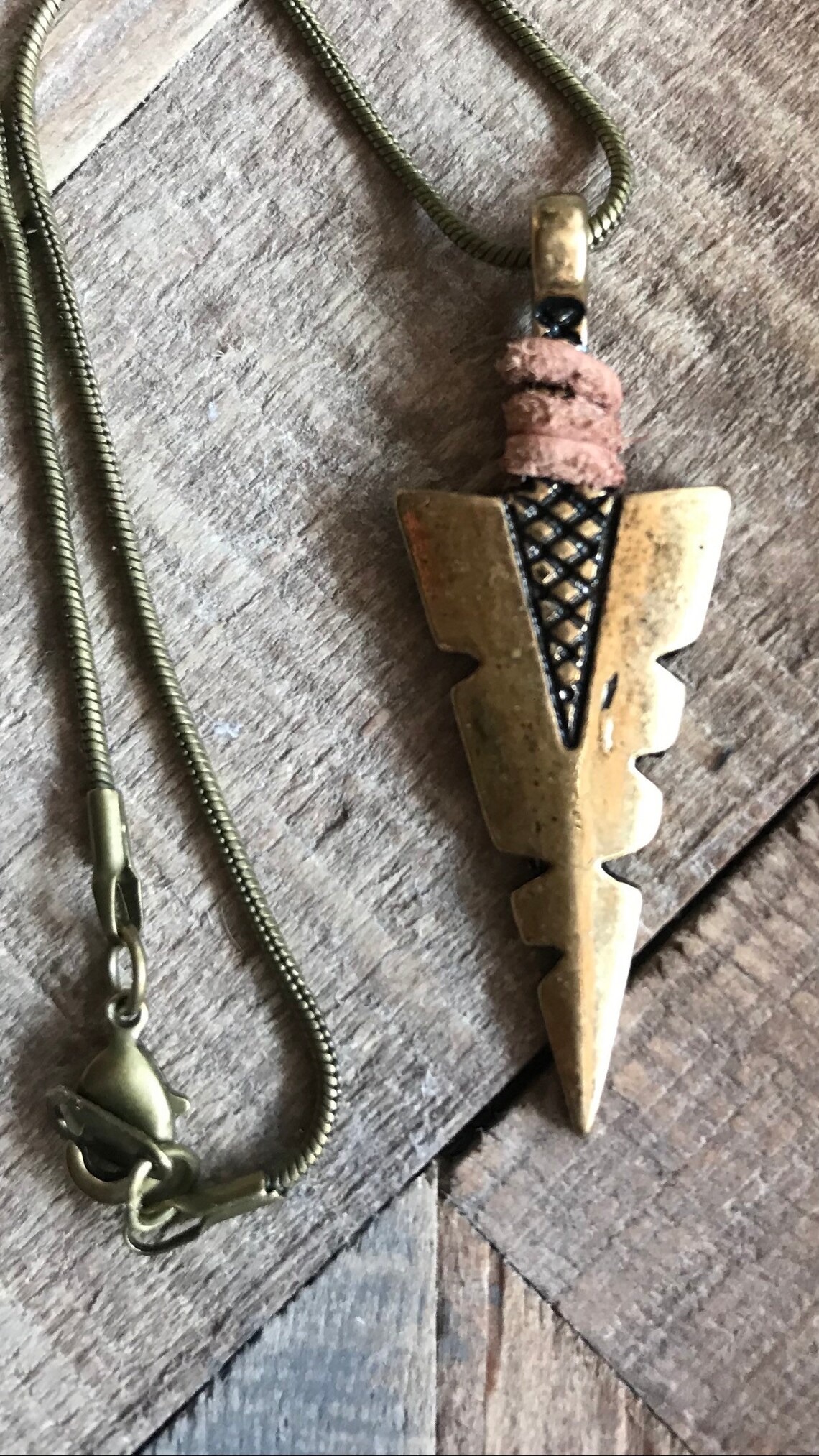 Arrowhead Necklaces Etsy