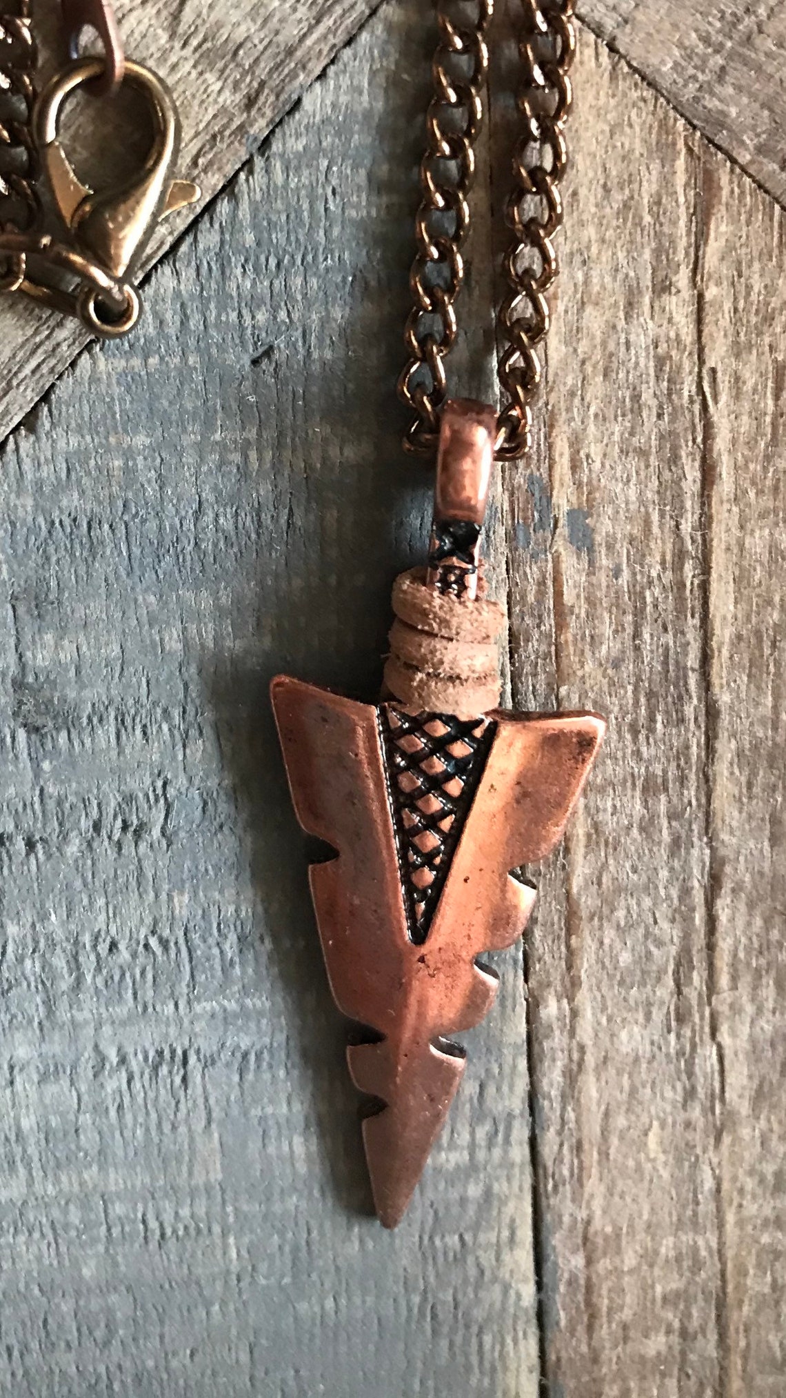 Arrowhead Necklaces Etsy