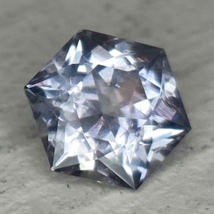 0.84 carat unheated Montana sapphire. Hexagon cut gem ready for the setting of your choosing. Perfect for a ring or other high end jewelry.