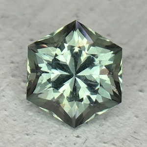 Ethical Montana Sapphire 0.93 Carat Hexagon | Unheated Loose Gem | Ring or Pendant Gemstone