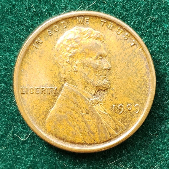 1909 VDB Wheat Cent Cent almost unc to Uncirculated