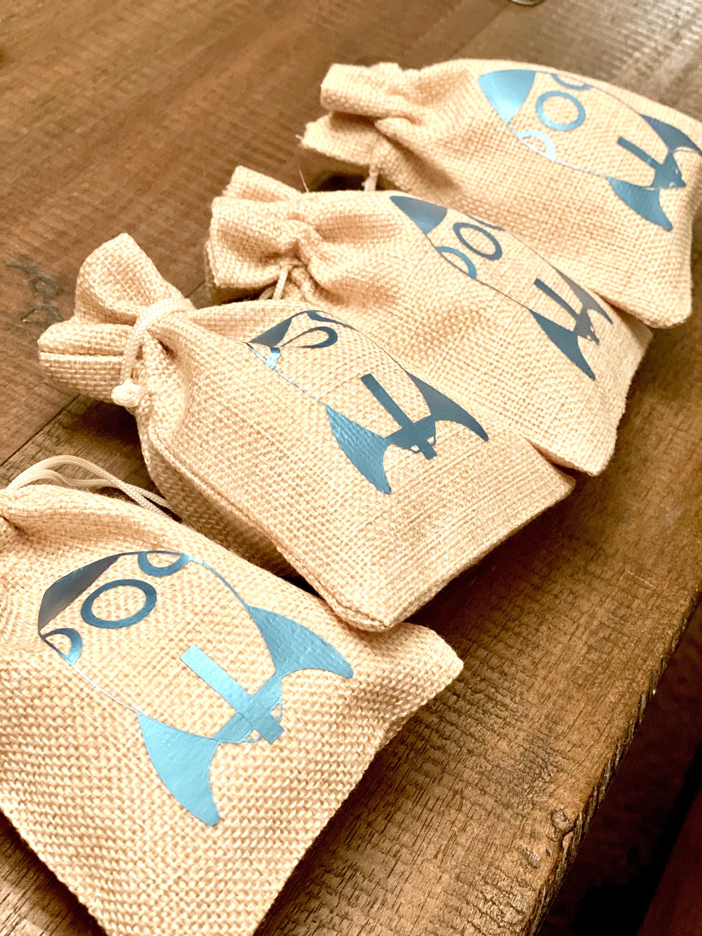 Set of 12 Personalized party favor bagsbirthday thank you Etsy