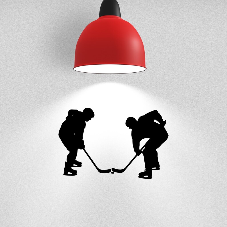 Hockey Bumper Stickerhockey Decalsports Bumper Stickercar Etsy