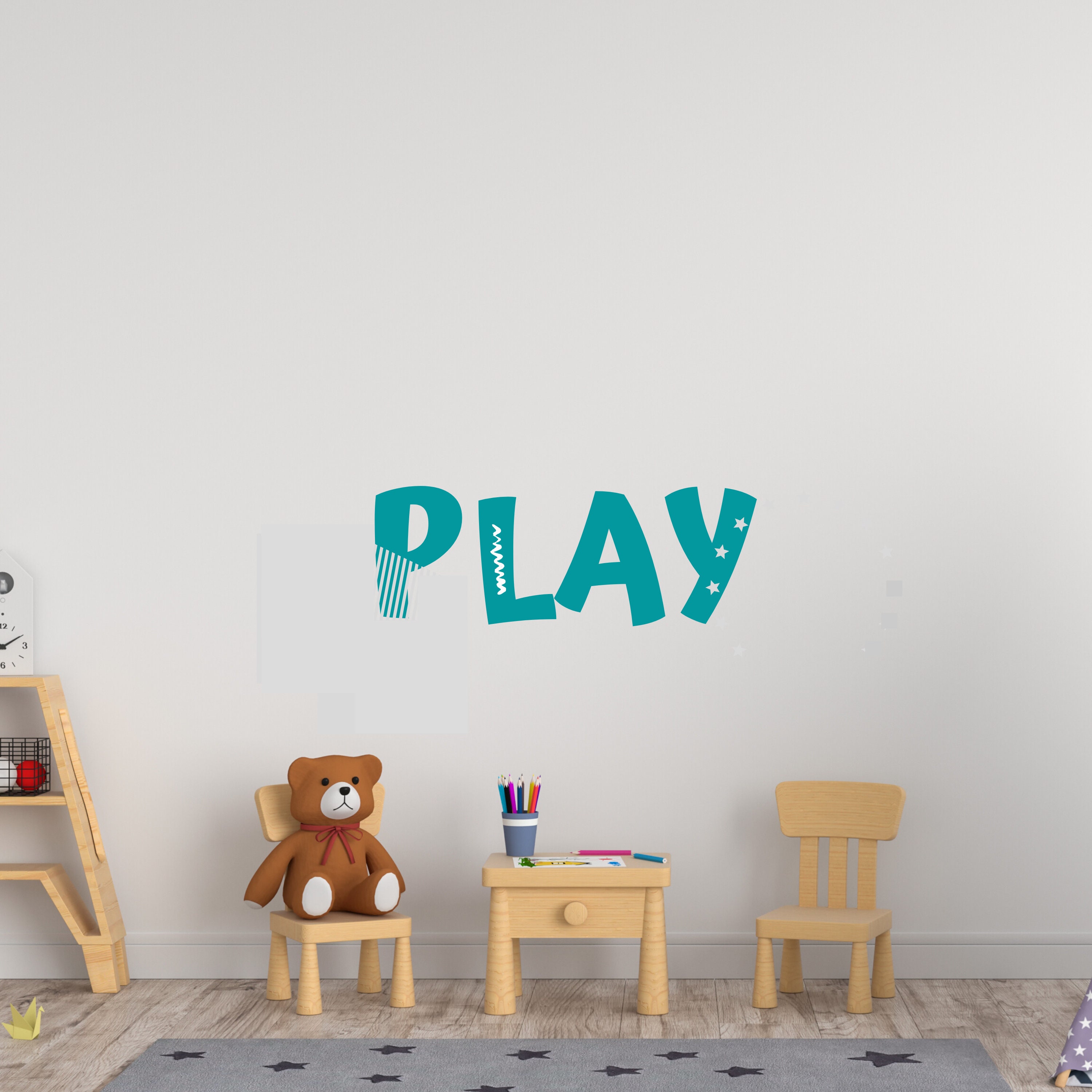 Play Vinyl Decalplayroom Decorationplayroom Vinyl Decalhome Etsy