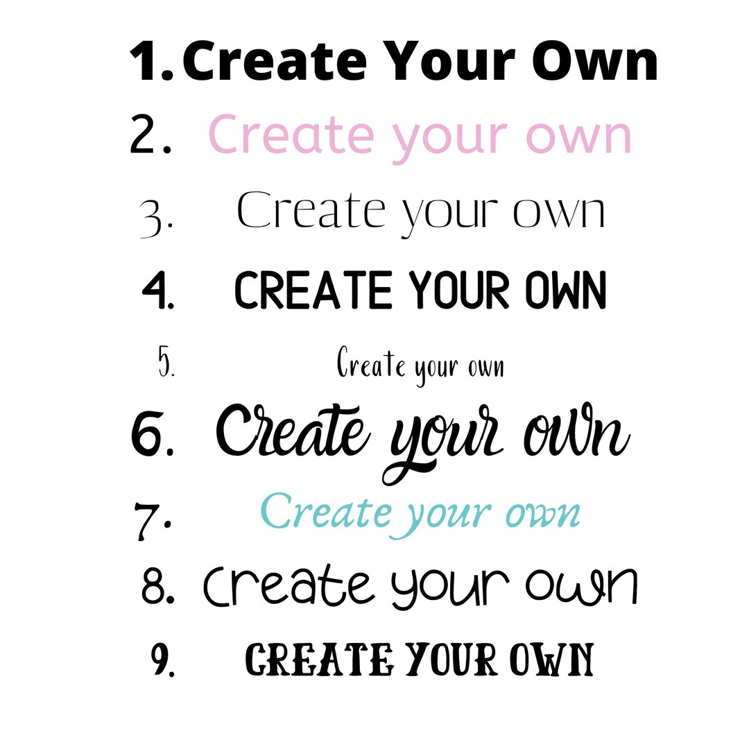 Custom Vinyl Stickerspersonalized Names Wall Quotes Vinyl Etsy