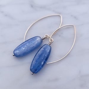 14K Gold Filled Kyanite Gemstone Earrings