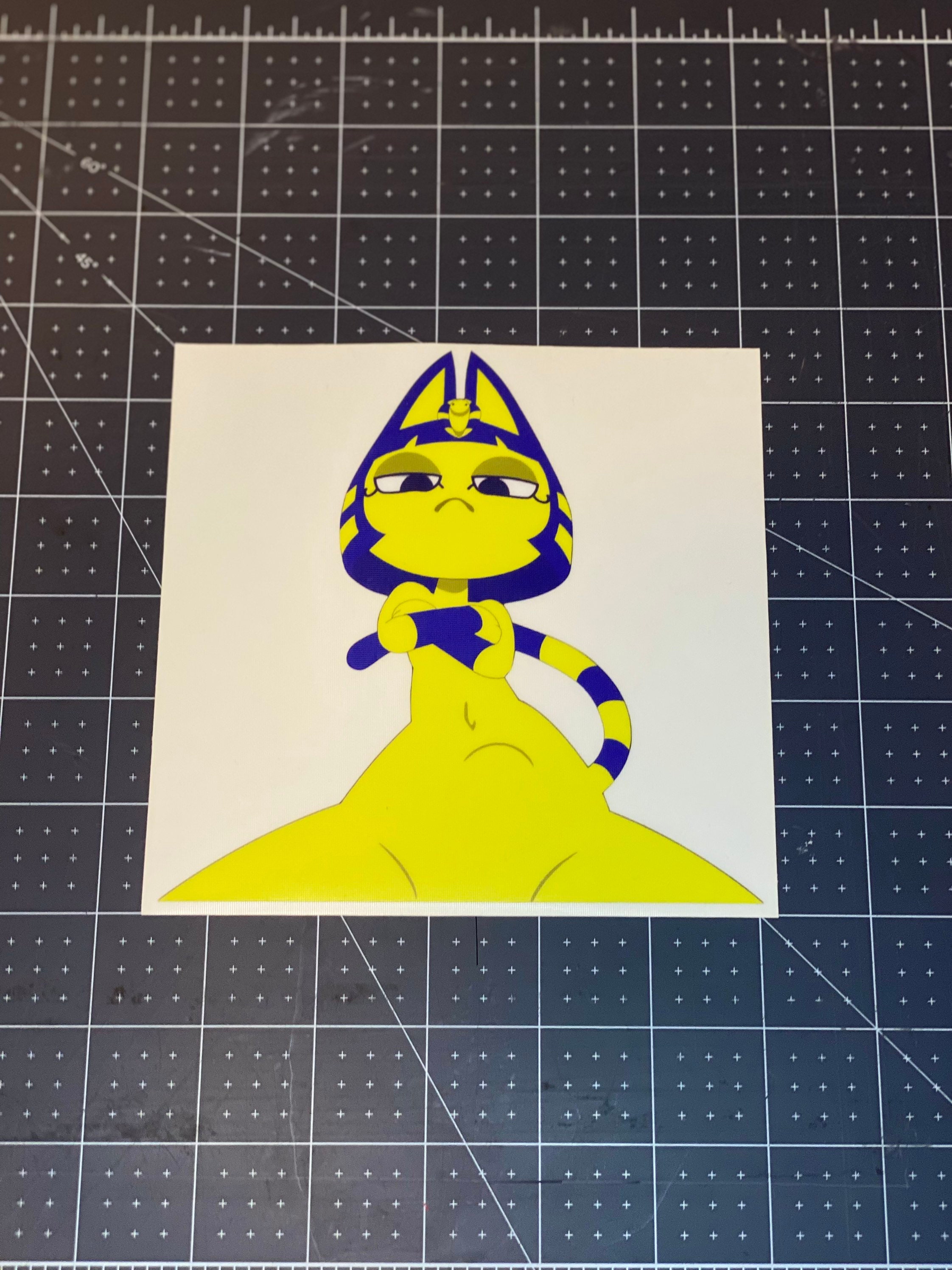 Ankha Zone Weatherproof Vinyl Sticker | Etsy Australia